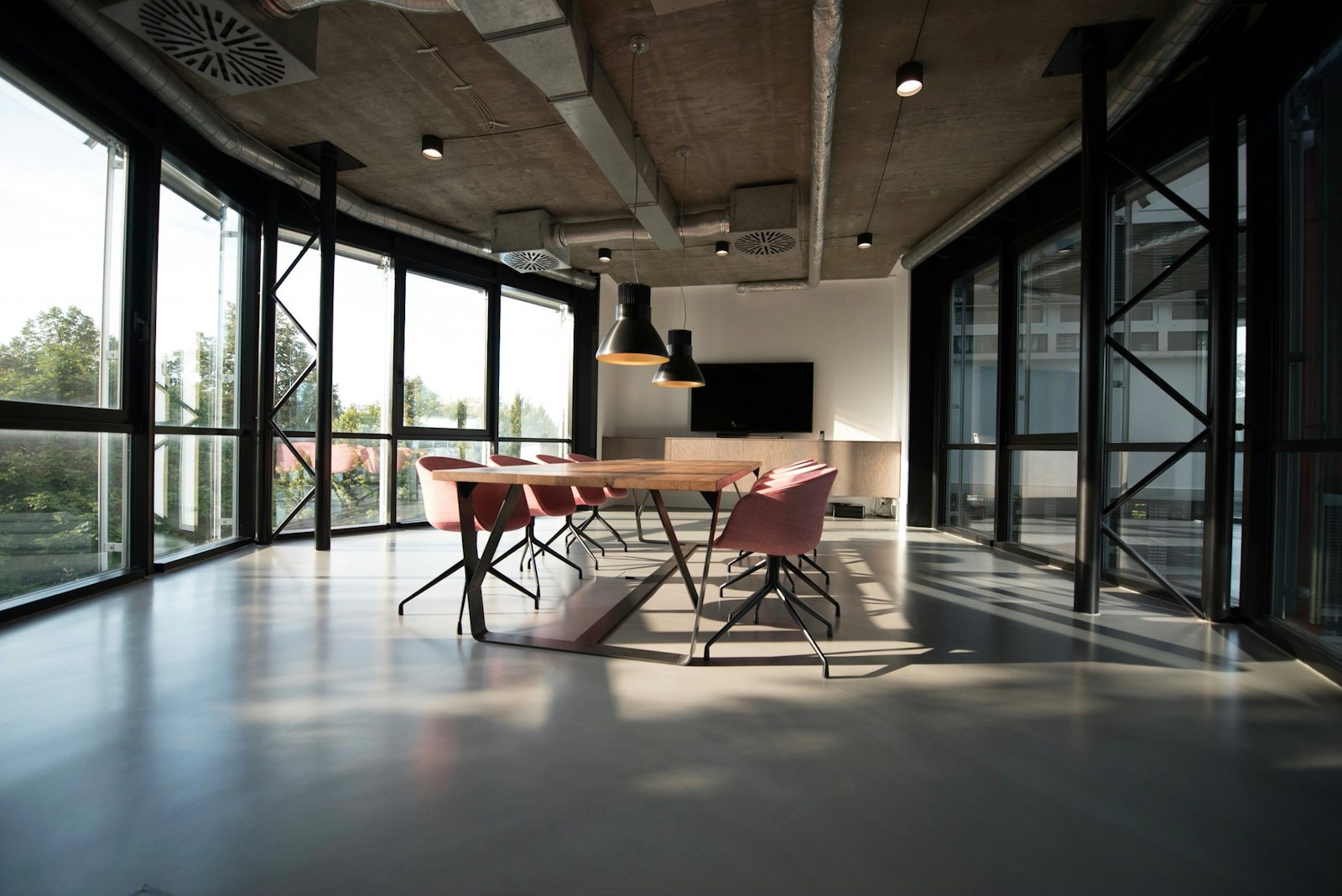 Bright, modern open office space ready for setup