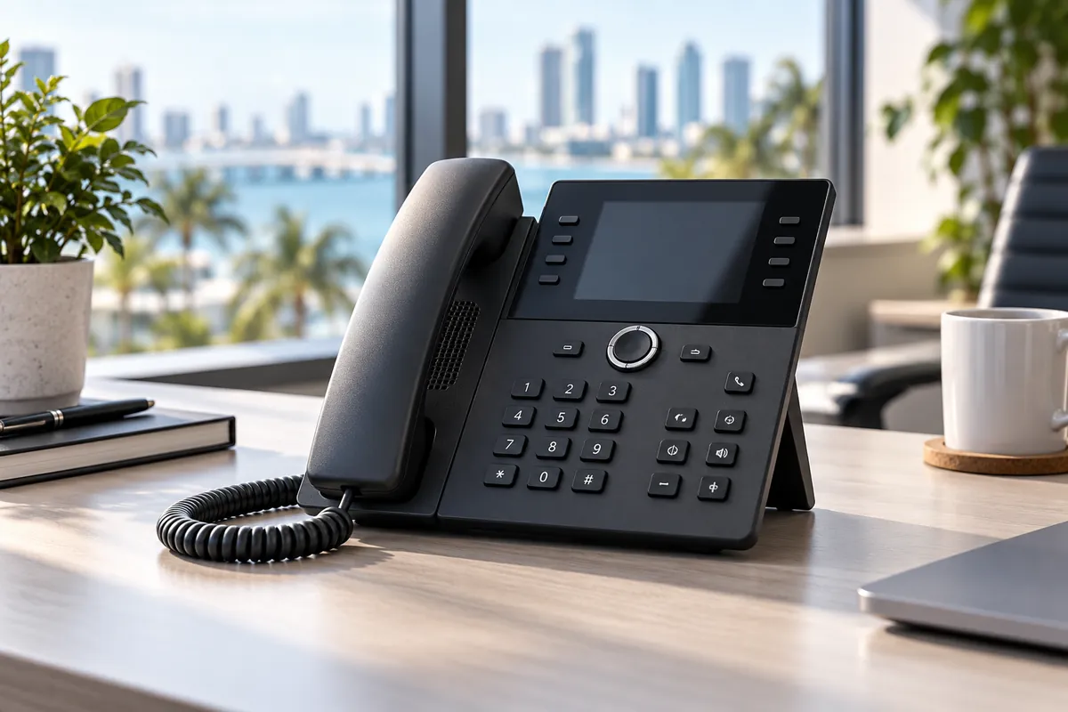 Business desk phone